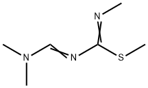 Carbamimidothioic acid, [(dimethylamino)methylene]methyl-, methyl ester (9CI) 结构式