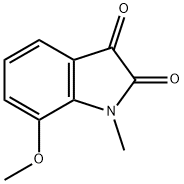 1H-Indole-2,3-dione, 7-methoxy-1-methyl- Structure