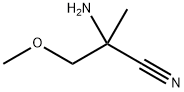 Propanenitrile, 2-amino-3-methoxy-2-methyl- 化学構造式