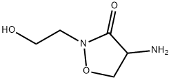 3-Isoxazolidinone, 4-amino-2-(2-hydroxyethyl)- Struktur