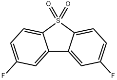 Dibenzothiophene, 2,8-difluoro-, 5,5-dioxide Structure