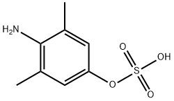 Phenol, 4-amino-3,5-dimethyl-, 1-(hydrogen sulfate) 结构式