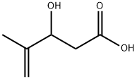 4-Pentenoic acid, 3-hydroxy-4-methyl- Struktur