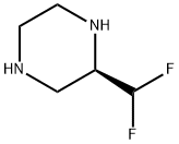 Piperazine, 2-(difluoromethyl)-, (2R)- Struktur