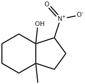 Octahydro-7a-methyl-3-nitro-3aH-inden-3a-ol 结构式