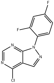 1H-Pyrazolo[3,4-d]pyrimidine, 4-chloro-1-(2,4-difluorophenyl)-|