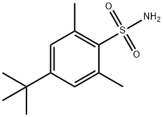 4-叔丁基-2,6-二甲基苯-1-磺酰胺 结构式