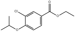 Benzoic acid, 3-chloro-4-(1-methylethoxy)-, ethyl ester Struktur