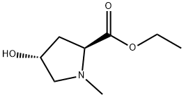 ethyl (2S,4R)-4-hydroxy-1-methylpyrrolidine-2-carboxylate Structure