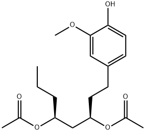 二乙酰氧基-4-姜二醇,863780-88-5,结构式