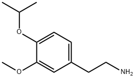 Benzeneethanamine, 3-methoxy-4-(1-methylethoxy)- Struktur