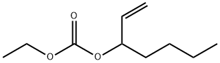 Carbonic acid, 1-ethenylpentyl ethyl ester Structure