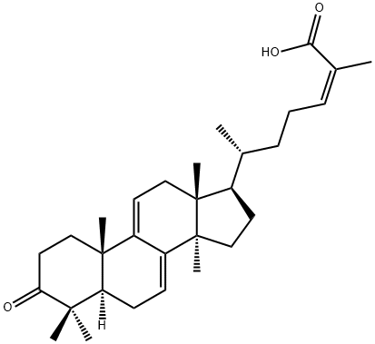 灵芝酸 SZ,865543-37-9,结构式