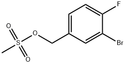 Benzenemethanol, 3-bromo-4-fluoro-, 1-methanesulfonate