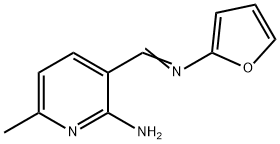 2-Pyridinamine,3-(2-furanyliminomethyl)-6-methyl-(9CI) 结构式