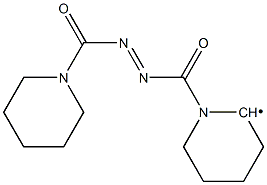 (E)-二氮烯-1,2-二基双(哌啶-1-基甲酮) 结构式