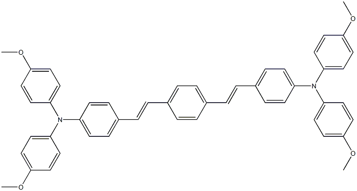 872466-50-7 4,4'-((1E,1'E)-1,4-苯撑双(乙烯-2,1-二基))双(N,N-双(4-甲氧基苯基)苯胺)