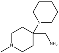 1-(1'-methyl-1,4'-bipiperidin-4'-yl)methanamine(SALTDATA: FREE) Struktur
