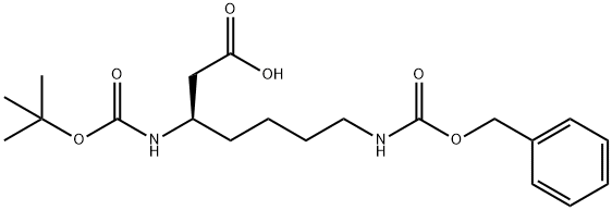 Boc-D-beta-homolysine Struktur