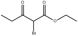 Pentanoic acid, 2-bromo-3-oxo-, ethyl ester Struktur