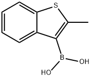 2-methylbenzo[b]thiophen-3-ylboronic acid 化学構造式