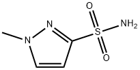 1H-Pyrazole-3-sulfonamide,1-methyl-(9CI) Struktur
