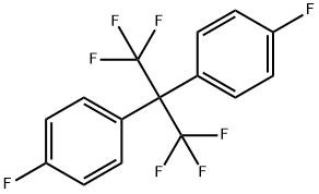 Benzene, 1,1'-[2,2,2-trifluoro-1-(trifluoromethyl)ethylidene]bis[4-fluoro- Structure