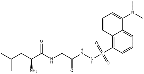 dansylhydrazide-leucyl-glycine 结构式
