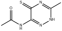 Acetamide, N-(2,5-dihydro-3-methyl-5-thioxo-1,2,4-triazin-6-yl)- 结构式