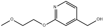 4-Pyridinemethanol, 2-(2-methoxyethoxy)- Structure