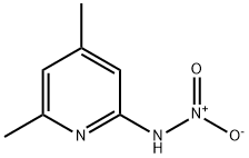 2-Pyridinamine, 4,6-dimethyl-N-nitro- Struktur
