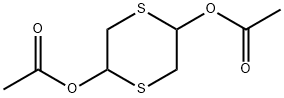 1,4-Dithiane-2,5-diol 2,5-diacetate, 90200-29-6, 结构式