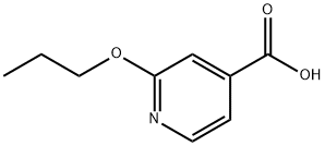 4-Pyridinecarboxylic acid, 2-propoxy- Structure