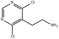 5-Pyrimidineethanamine, 4,6-dichloro- Structure