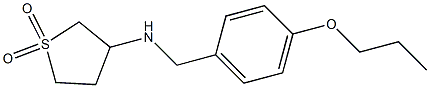 914207-24-2 3-{[(4-propoxyphenyl)methyl]amino}-1$l^{6}-thiolane-1,1-dione