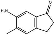 1H-Inden-1-one, 6-amino-2,3-dihydro-5-methyl- 化学構造式
