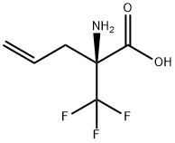 4-Pentenoic acid, 2-amino-2-(trifluoromethyl)-, (2S)- 结构式