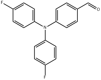 Benzaldehyde, 4-[bis(4-fluorophenyl)amino]- Structure