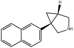 (1R,5S)-1-(2-萘基)-3-氮杂双环[3.1.0]己烷, 924012-43-1, 结构式