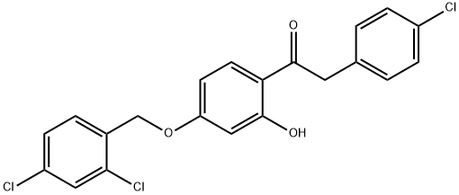 JR-7006, 1-(4-(2,4-Dichlorobenzyloxy)-2-hydroxyphenyl)-2-(4-chlorophenyl)ethanone, 97%,925007-37-0,结构式