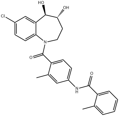 Rac-Trans-4-Hydroxy Tolvaptan Struktur