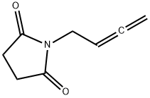 2,5-Pyrrolidinedione, 1-(2,3-butadien-1-yl)- Structure