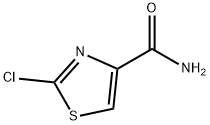 2-クロロ-1,3-チアゾール-4-カルボキサミド 化学構造式