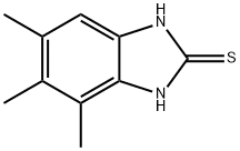 2H-Benzimidazole-2-thione,1,3-dihydro-4,5,6-trimethyl-(9CI),92893-95-3,结构式