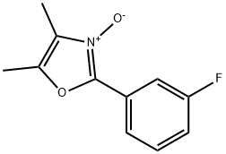 Oxazole, 2-(3-fluorophenyl)-4,5-dimethyl-, 3-oxide Structure