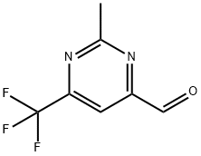 2-methyl-6-(trifluoromethyl)pyrimidine-4-carbaldehyde Structure