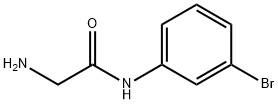 2-氨基-N-(3-溴苯基)乙酰胺 结构式