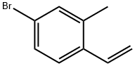 Benzene, 4-bromo-1-ethenyl-2-methyl- Struktur