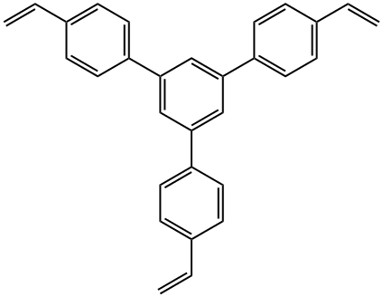 1,1':3',1''-Terphenyl, 4,4''-diethenyl-5'-(4-ethenylphenyl)-,944155-02-6,结构式