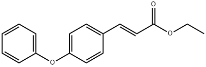 (E)-3-(4-苯氧基苯基)丙烯酸乙酯, 945414-28-8, 结构式